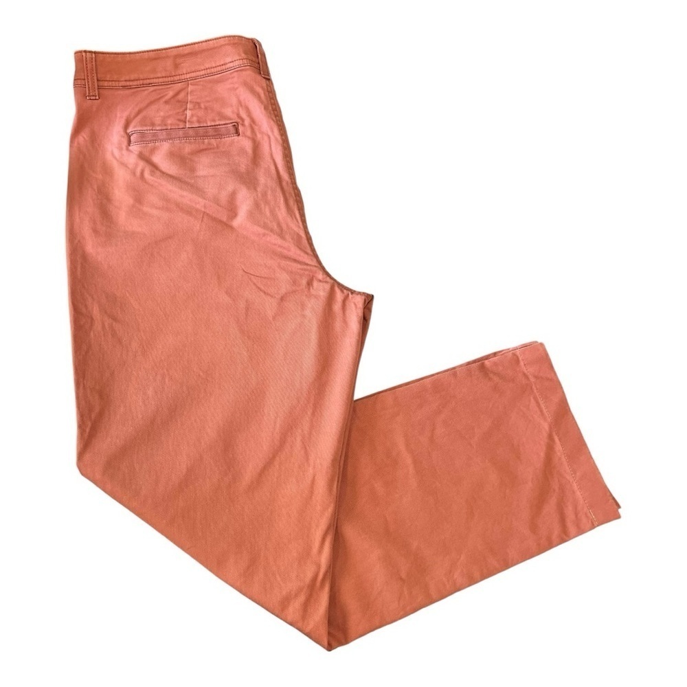 L.L. Bean Favorite Fit Rust Organic Cotton Classic Chino Pants Women’s 12 - Picture 8 of 11